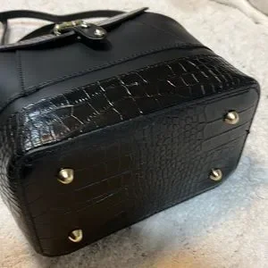 Genuine leather House of Harlow 1960 black snakeskin rhinestone backpack House of Harlow 1960 | Bags | Genuine Leather House Of  main image 3